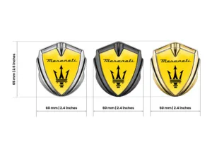 Maserati Metallico Emblema Badge Edizione Limitata Elegante